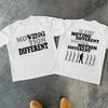 Американская футболка Y2K для мужчин с принтом Moving You Different, лето, новая ретро мода, мужская и женская уличная одежда