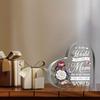 Delicate Heart Acrylic Gift - Versatile Present for Stepmother & Mother-in-Law with Photography Utility