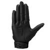 MIZUNO Defensive High School Baseball Rules Size Black x Black Baseball/Softball Gloves, Right-Handed, Compliant, S, 1EJED321,