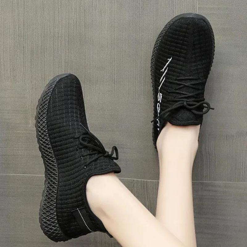 Новые кроссовки из дышащей сетки, женская мода, корейская версия, дышащие кокосовые кроссовки для бега, трендовая обувь с уличного прилавка