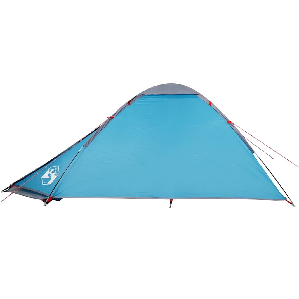 Dome Camping Tent for 2 Persons Blue Waterproof