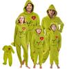 Christmas Print Family Matching Hooded Long Sleeved Zippered Jumpsuit Set