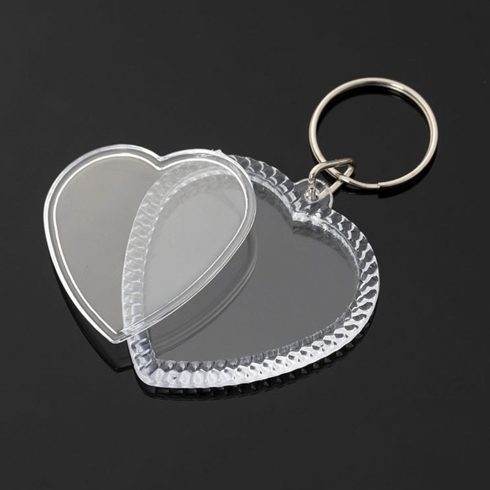 Прозрачный фотобрелок прямоугольная рамка для фотографий брелок модная пустая рамка брелок для девочек подарок