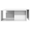 Coffee Table Set 2 pcs White Particleboard