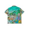 Li Ning X STEVEN HARRINGTON Футболки для скейтборда Унисекс Зеленый Кубинский воротник Умеренный Другое ASHR137-1