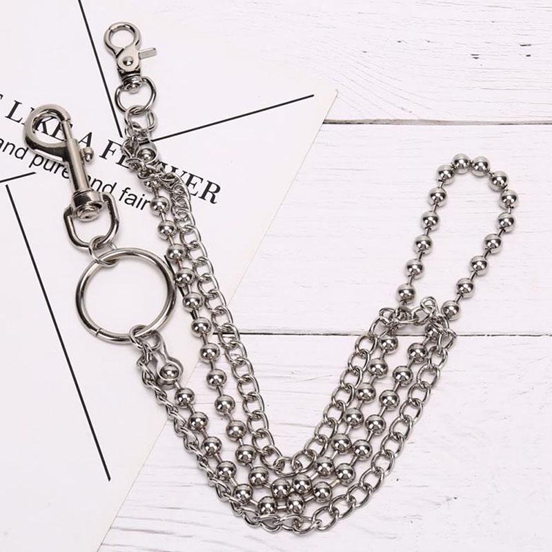 Панк Женщины Мужчины Цепочка Брелок Рок Брюки Брюки Жан Хип-Хоп Декор Подарок