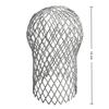 Reusable Gutter Leaf Filter 1/2/4Pcs Stainless Steel Mesh Guard Rustproof Debris Mud Trap for Outdoor Roof Drain Pipe