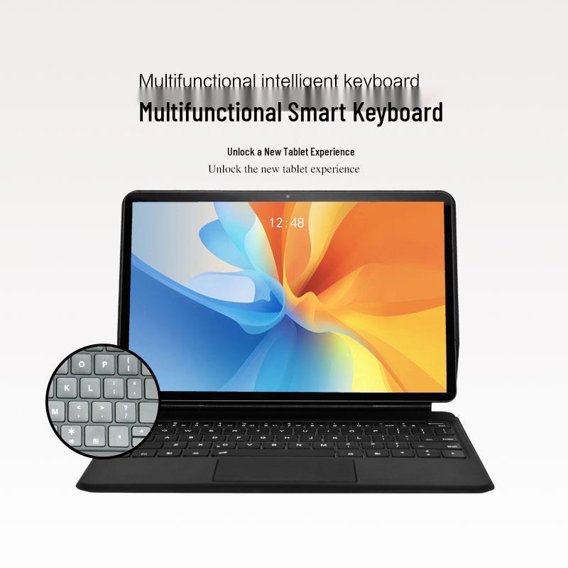 Плавающая магнитная умная клавиатура для Samsung Tab S7/S8/S9+ 11-дюймовый/12,4-дюймовый
