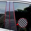 6pcs Glossy Black Pillar Posts Fit For Ford Focus Sedan /Hatchback 2012-2017 2018 2019 Door Side Window Decorativer Cover