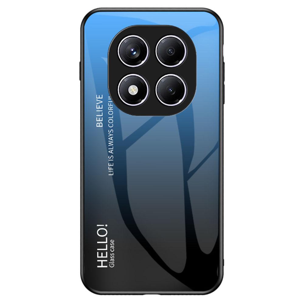 For Xiaomi Redmi Note 14 Pro 4G Case Anti-Scratch Tempered Glass+PC+TPU Phone Cover