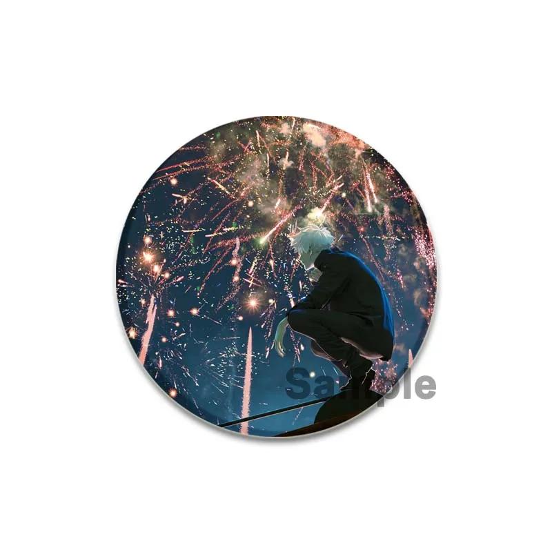 32/44/58mm Cute Anime Style Jujutsu Kaisen Brooch Satoru Gojou Cosplay Comic Button Pins Clothes Backpacks Cartoon Badge Jewelry Accessorie