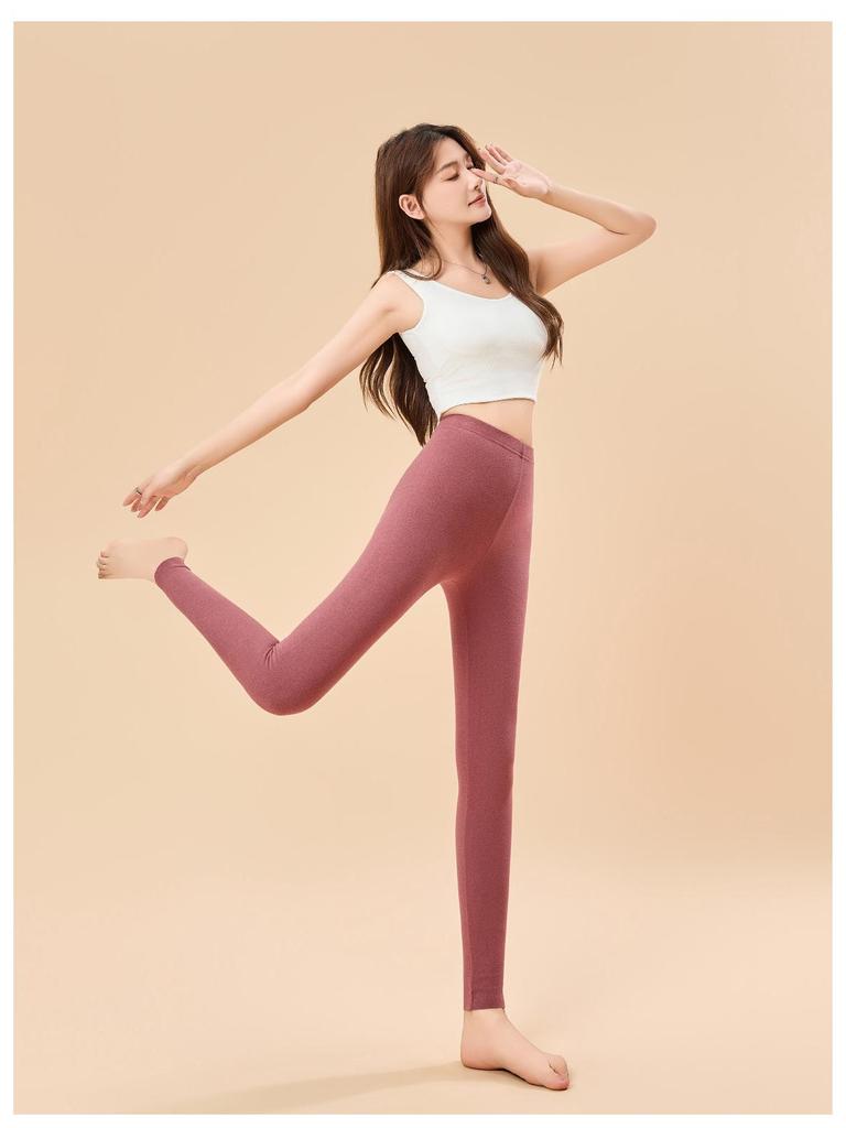 Бархатные Осенние Женские Леггинсы с Низкой Посадкой, Двусторонние, с Начесом, Теплые