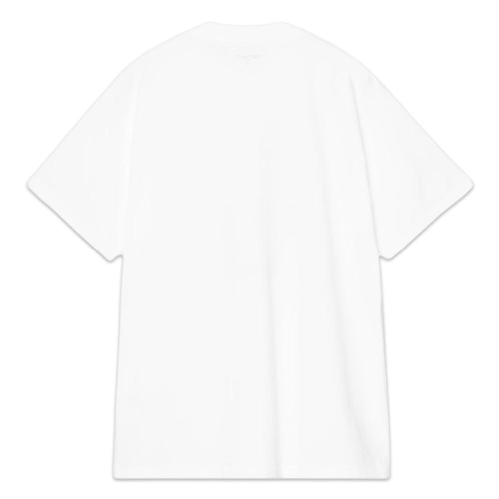 Carhartt WIP FW25 S/S Футболка свободного кроя с узором из разбитого логотипа, удобная, мужская, I036016-02-XX