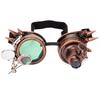 Rivet Goggles Men Women Steampunk Vintage Round Sun Glasses Gothic Goggles Vintage Retro Punk Sunglass