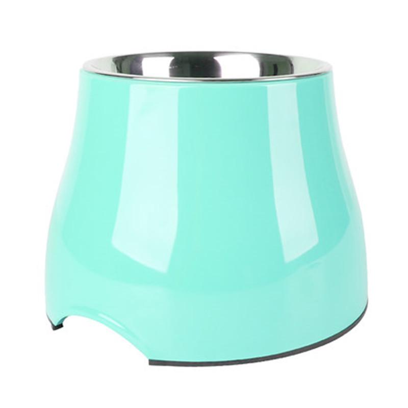 Нескользящая миска из нержавеющей стали для собак и кошек - приподнятый дизайн