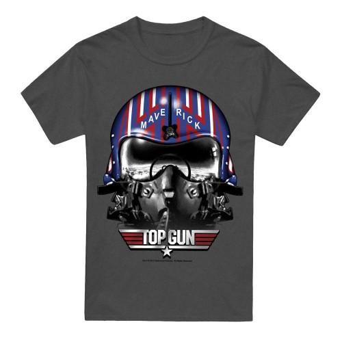 Top Gun Unisex Adult Maverick Helmet T-Shirt