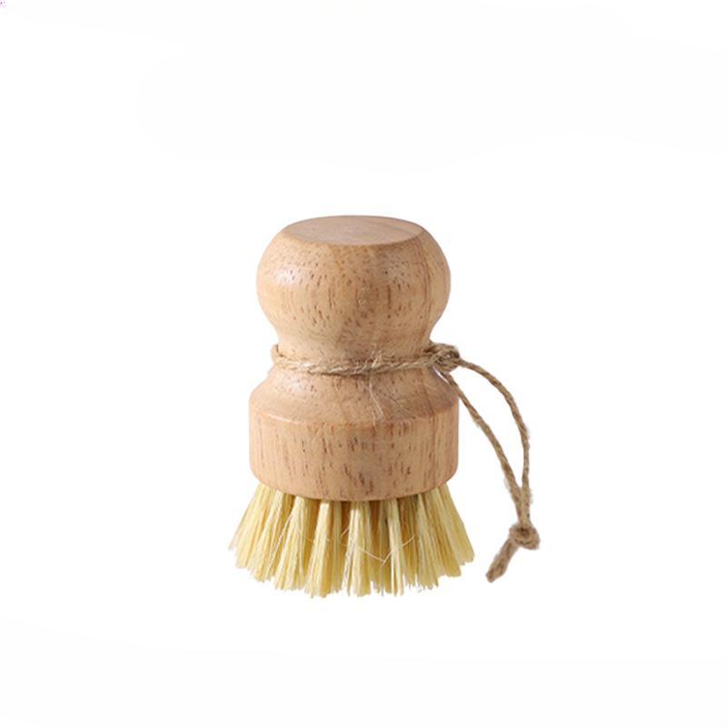 1 шт. Натуральная щетка для мытья посуды из сизаля и кокосовой пальмы, удобная щетка для мытья посуды на шнурке, кухонная щетка для мытья посуды