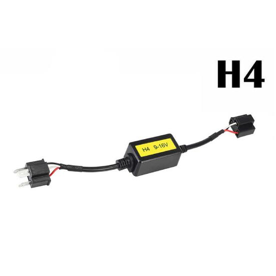 Декодер фар Plug Play Простота установки Удобный провод H4 Резистор для светодиодных фар