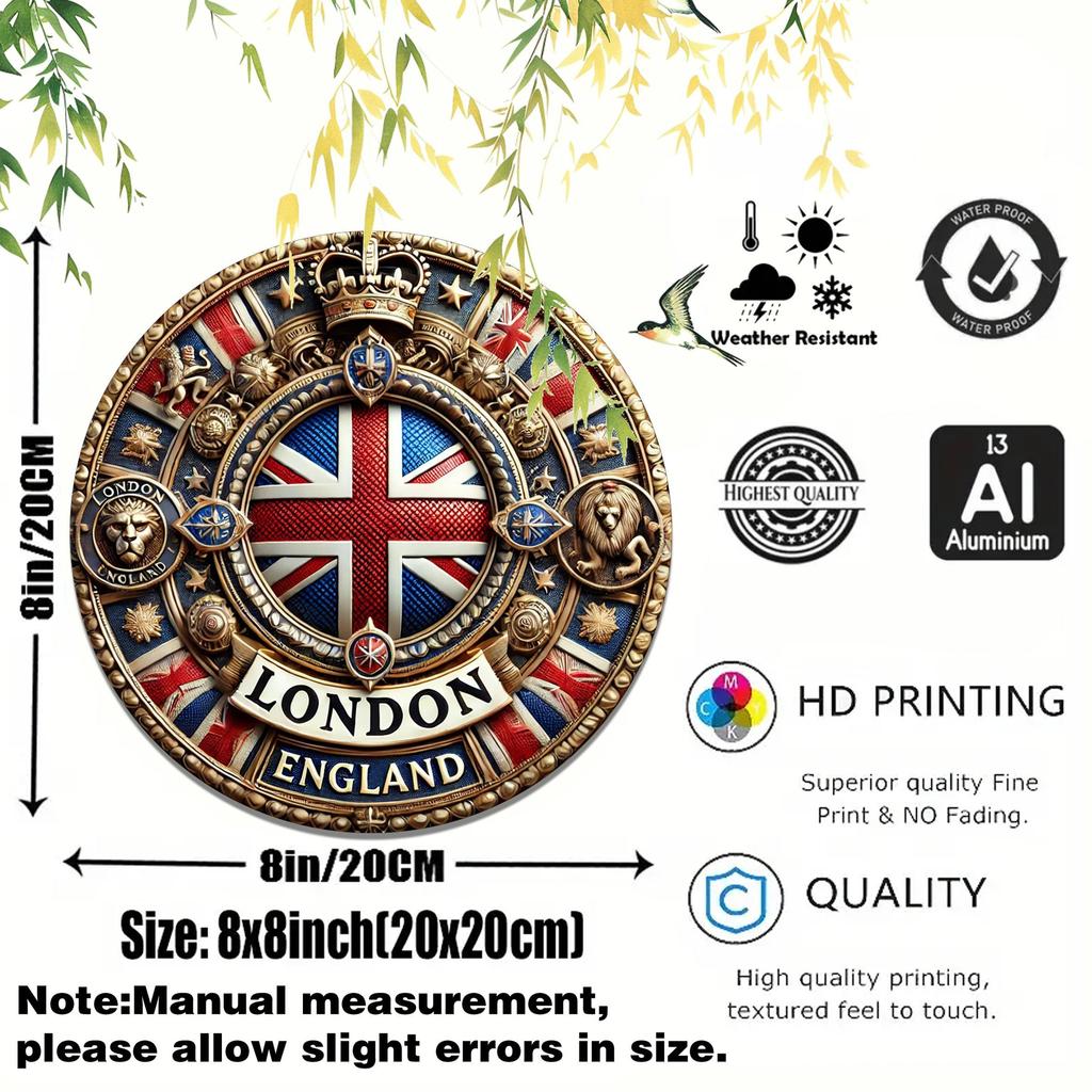 Винтажный настенный декор в лондонском стиле - Идеально для дома, офиса, бара и кухни, Идеальный подарок на День благодарения и Рождество