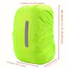 Светоотражающий чехол для рюкзака для ночных поездок на открытом воздухе Растягивающийся, складной, подходит для рюкзаков 26-40 л, идеально подходит для походов и путешествий Чехол для рюкзака