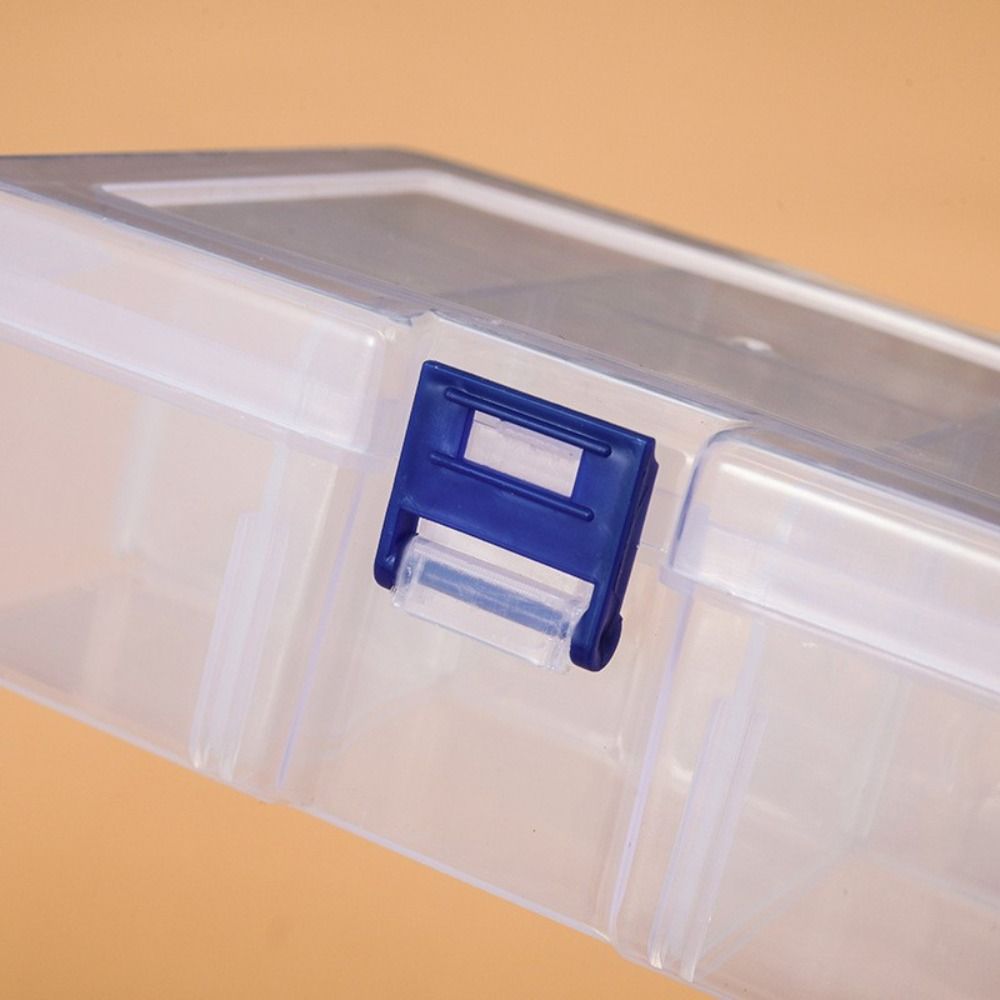 Прозрачный контейнер для ювелирных бусин, пластиковые упаковочные коробки, органайзер для мелочей, держатель электроинструментов