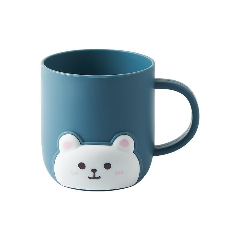 1-2 шт., чашка для зубной щетки в ванной, детский медведь, студенческое общежитие, милый мультяшный полоскатель для горла, пластиковые детские товары, товары для дома