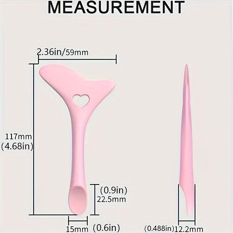 1PC/2PC Silicone Eyeliner Auxiliary Makeup Tool Reusable Eyeliner Template Quick Template Auxiliary Eyeliner Mold Bathroom Durable