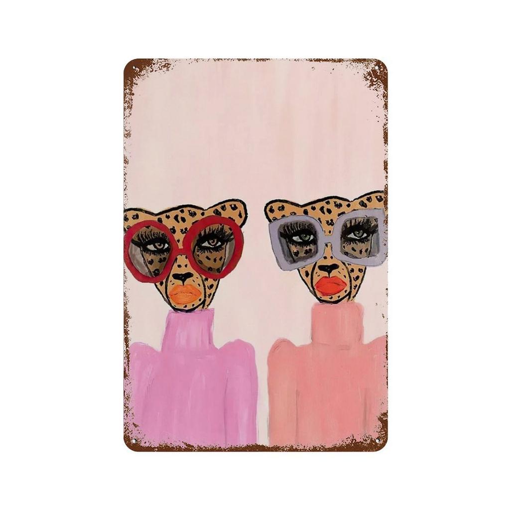 Винтажные металлические плакаты знаки абстрактный Древний Египет змея леопард плакаты красочное животное настенное искусство декор для гостиной домашнего бара