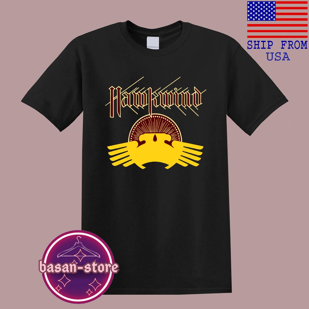 Hawkwind Мужской#039;s Черный Размер S5XL Унисекс Футболка