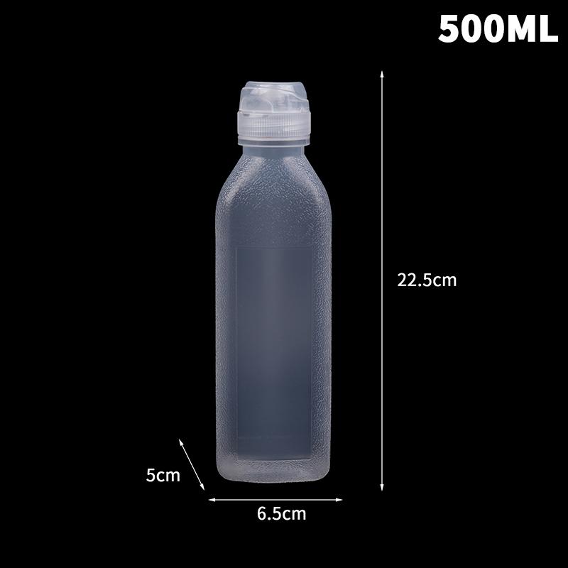 300/500/1000 мл Кухонная бутылка для масла Пластиковая бутылка для приправ с дозатором для салата, соуса барбекю, контейнеры для приправ, кухонный инструмент