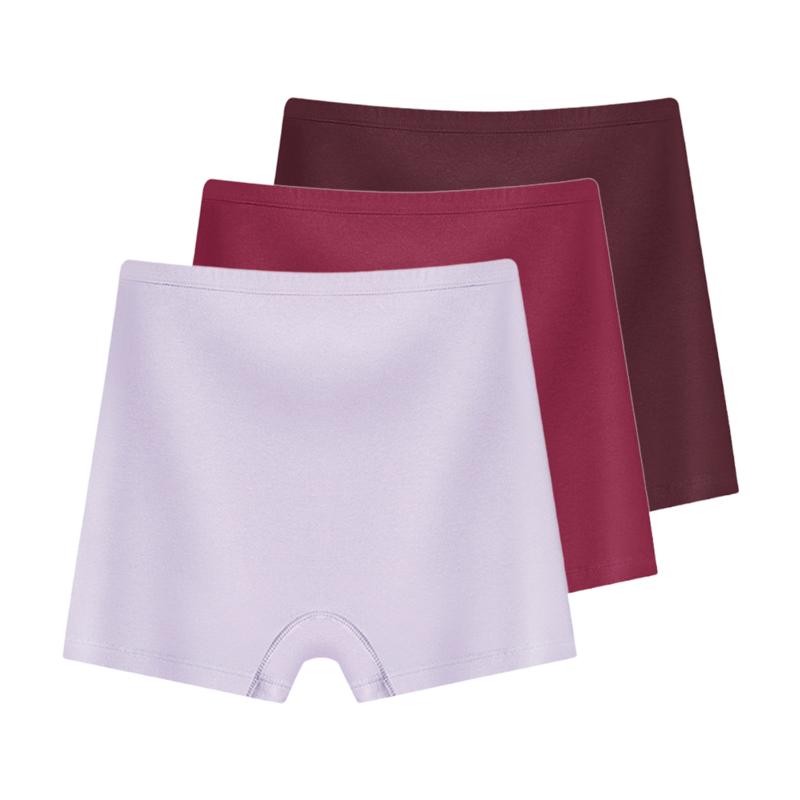 3Pieces/Lot Women's Underwear Boxer Briefs High Waist Panties Plus Size Bottoms Cotton Underpants Lingerie XL-6XL