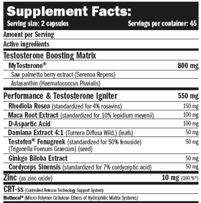 Amix MuscleCore® MytoTest V3 – 90 капсул