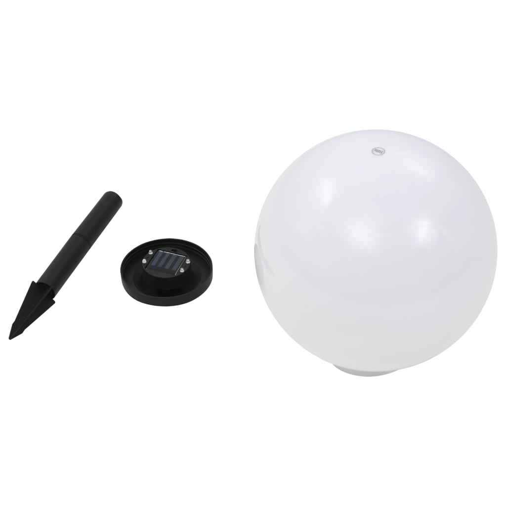 Outdoor Solar Lamps 4 Pcs LED Sphere 30 cm RGB