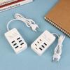 Eu US Plug Multiport Us Charger 35W Pd Type C Fast Charger Wall Charger Us Hub Adapter 6 Ports Mobile Phone Us Quick Charger