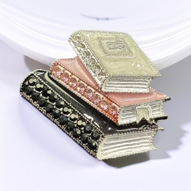 Прочная эмалированная брошь со стразами и сверкающими камнями для стойкого цвета и блеска в аксессуарах