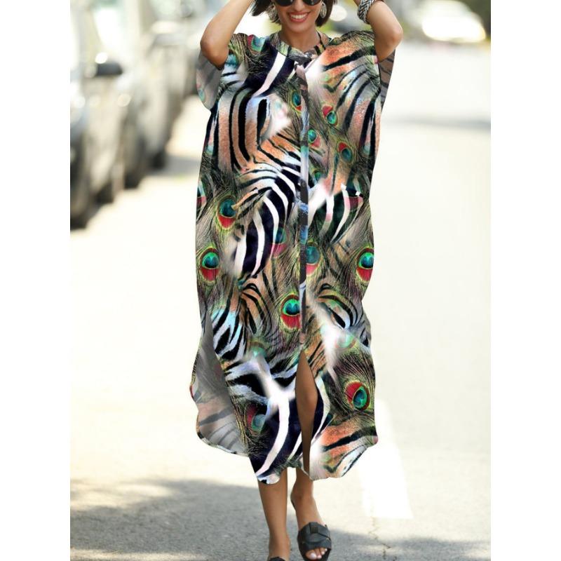 Пляжная блузка на пуговицах больших размеров для женщин со свободной защитой от солнца