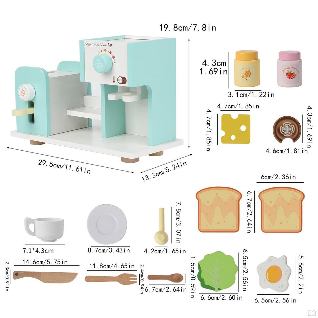 Детская деревянная игрушка-кофеварка для детей от 3 лет и старше, идеальный подарок для развития хватательных способностей рук, аксессуары