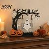 Halloween Table Decorations Funny Desktop Swing Decor, Spooky Home Decor for Living Room Entryway Holiday Displays Tabletop, Gothic Fall Themed