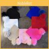 Double Color Solid Ball Knitted Cap Beanie With No Brim For Winter Use Daily