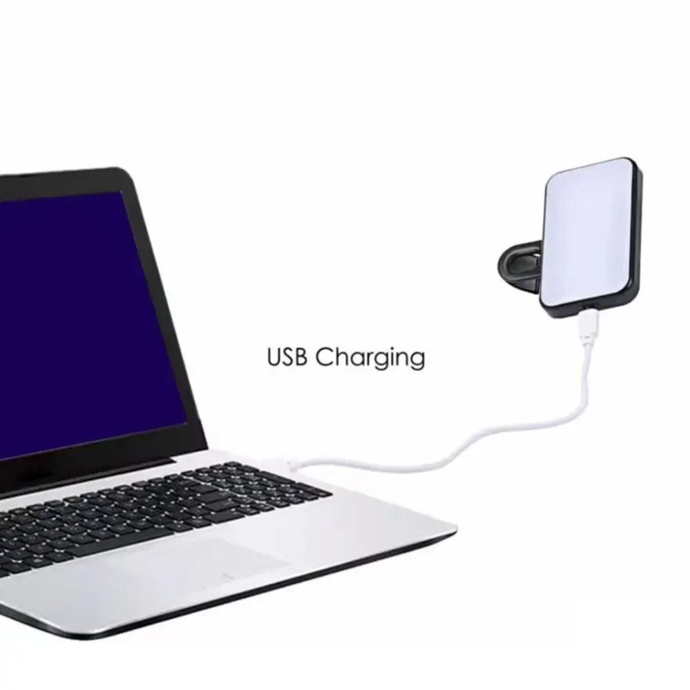 Rechargeable Selfie Fill Light Adjustable Brightness LED Fill Light Clip On Light  Video Recording