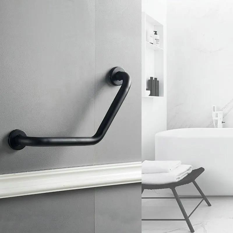 Ванная комната ванна черная нержавеющая сталь подлокотник туалет ручка Поручень туалет доступность для пожилых людей поручень
