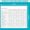 Iconikal 2-Pack Magnetic Dry Erase Chore Meal Chart 14x11-Inch Planner Schedule WOD Goal Tracker Grid Refrigerator Whiteboard Home Office