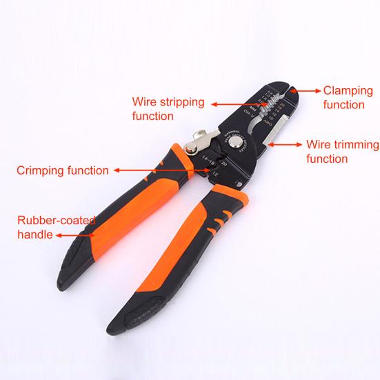 1/2Pcs Wire Strippers Crimping Tools with Ergonomic Handle High Precision Universal Multifunctional Electric Wire Cable Cutters