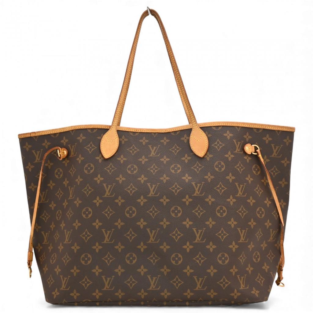 Аутент. Сумка-тоут Louis Vuitton Monogram Neverfull GM lv7466hj Б/у