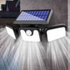 Solar Street & Courtyard Lamp – Ultra-Bright 3-Sided Intelligent Outdoor Lighting for Garden, Yard & Rural Areas