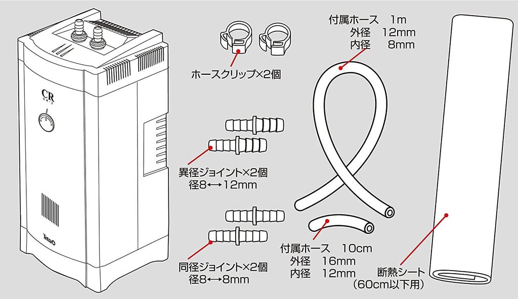Система охлаждения аквариума Tetra Cool Tower, предотвращающая повышение температуры воды CR-3NEW,