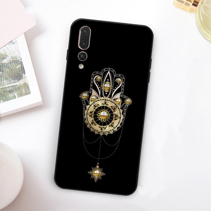 Чехол Hamsa Рука Фатимы для Huawei Nova 11 10 9 SE Y70 Y60 Y90 Y61 Y91 Y73 Y72 12i 11i 8i P30 P40 Lite P60 Pro