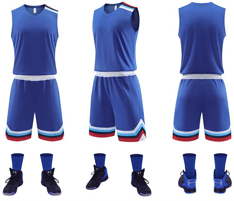 New Basketball Jersey Set Children'S Men'S And Women'S College Students' Game Jersey Printing Training Jersey Vest Sports Jersey