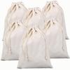 Очень счастлив Шнурок Однотонный 30 x 40 Холщовая Ткань Мешки на Шнурке от I'm Bags, Хлопок, см, (Набор 6)
