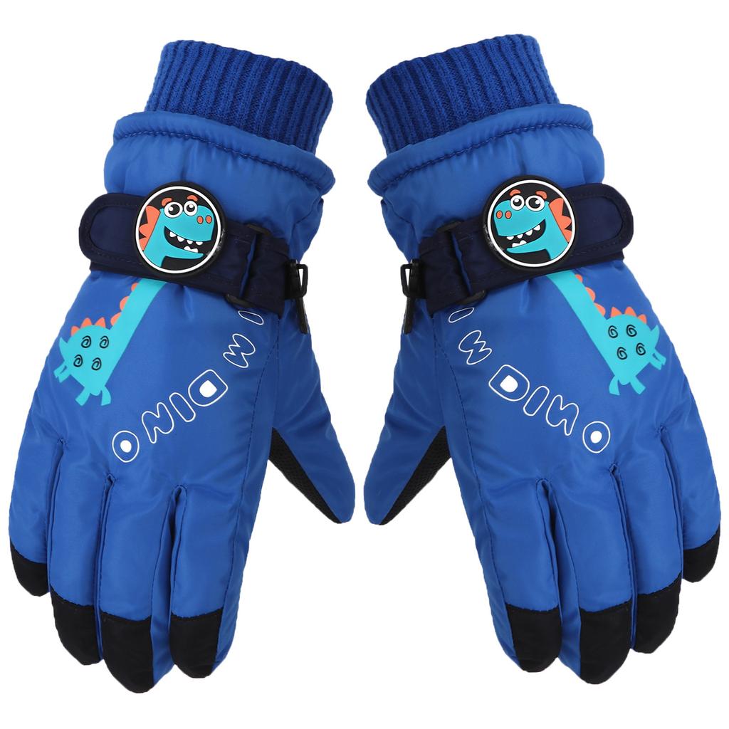 Children's Ski Gloves Cartoon Cute Winter Outdoor Skiing Cycling Warm And Wear Resistant